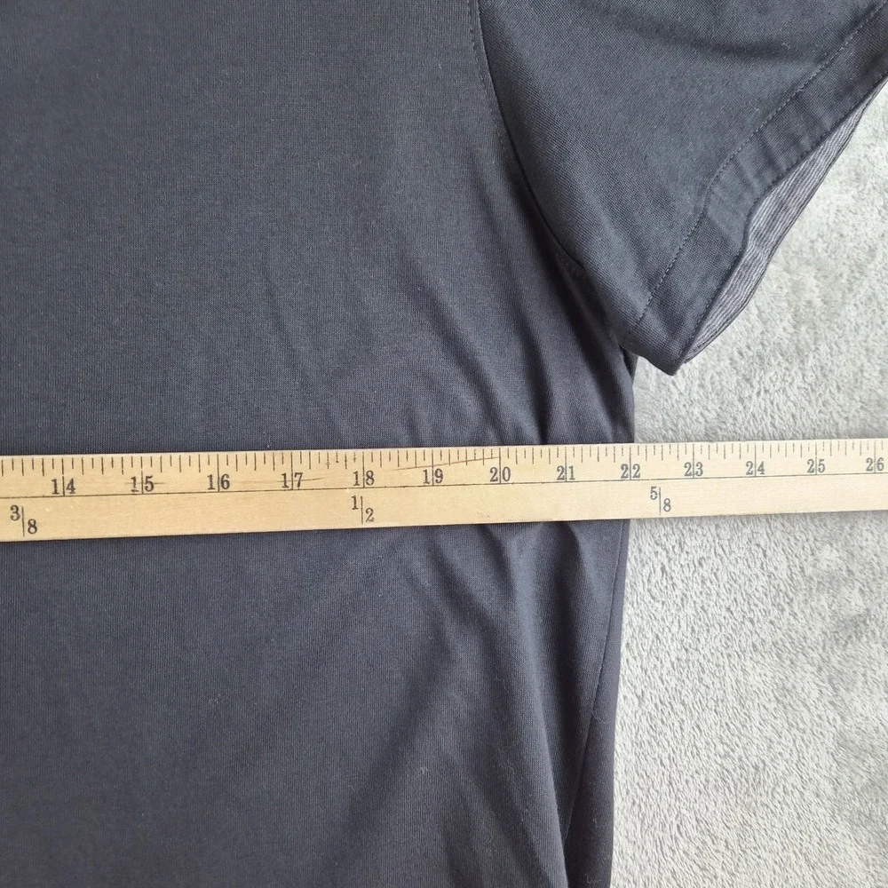 Banana Republic Polo Shirt Mens XL Black Short Sleeve Cotton Casual Golf